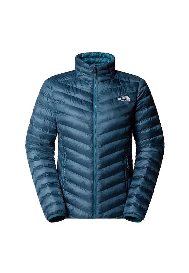 Kurtka damska The North Face Huila 0A8DW6BQ51 - niebieska. Typ kołnierza: bez kaptura. Kolor: niebieski. Materiał: poliester, syntetyk. Sport: outdoor