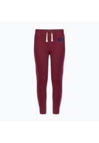 Spodnie dziecięce GAP V-Fall Fash Logo Jogger. Kolor: czerwony