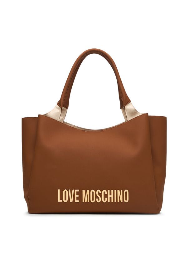 Love Moschino - Torebka LOVE MOSCHINO. Kolor: brązowy