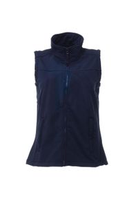 Regatta - Ocieplana Damska Softshell. Kolor: wielokolorowy, niebieski, szary. Materiał: softshell