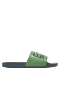 EA7 Emporio Armani Klapki 7X000108 AF15118 M8132 Zielony. Kolor: zielony