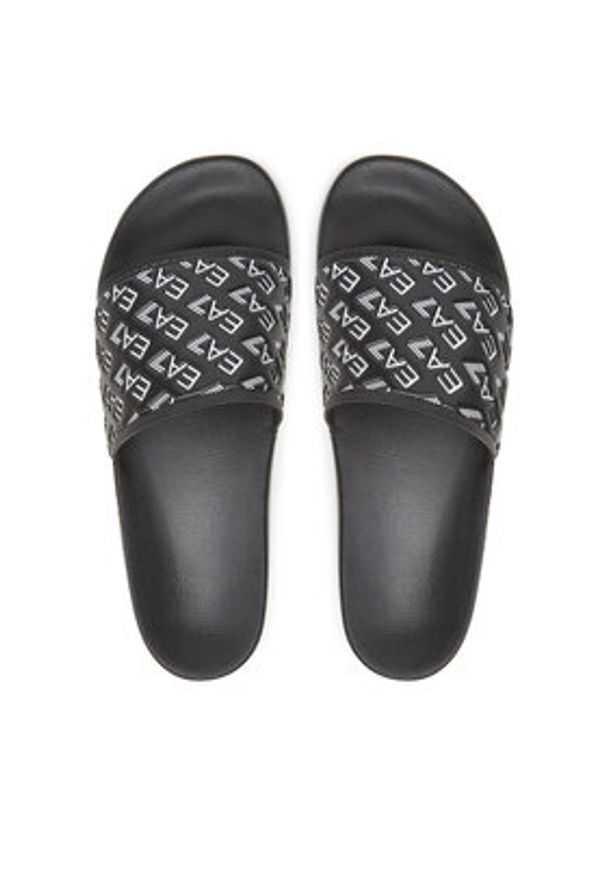 EA7 Emporio Armani Klapki 7X000109 AF15125 MC138 Czarny. Kolor: czarny