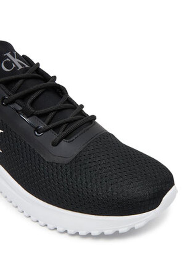 Calvin Klein Jeans Sneakersy Eva Runner Mix Mesh YM0YM01285 Czarny. Kolor: czarny. Materiał: materiał