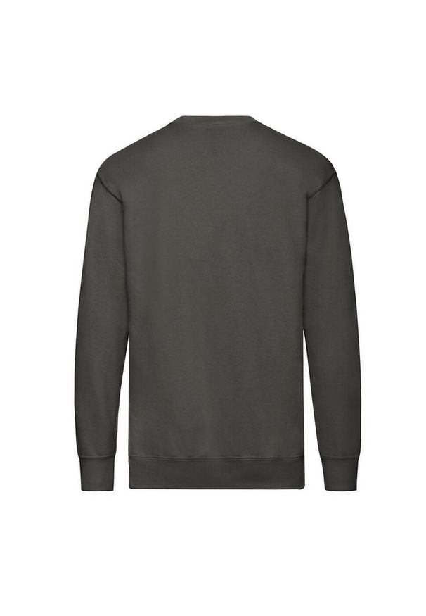 FRUIT OF THE LOOM - Lekka Męska Bluza Z Kapturem. Typ kołnierza: kaptur. Kolor: szary