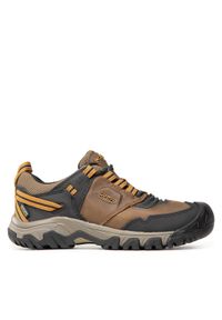 keen - Keen Trekkingi Ridge Flex Wp M 1025667 Brązowy. Kolor: brązowy. Materiał: skóra. Sport: turystyka piesza