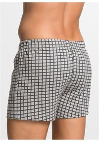 bonprix - Luźniejsze bokserki z bawełnianego dżerseju (3 pary). Kolor: szary. Materiał: jersey, bawełna. Wzór: gładki #2