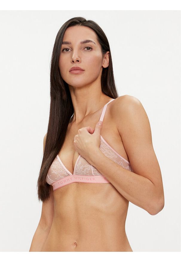 TOMMY HILFIGER - Tommy Hilfiger Biustonosz braletka UW0UW05172 Różowy. Kolor: różowy. Materiał: syntetyk