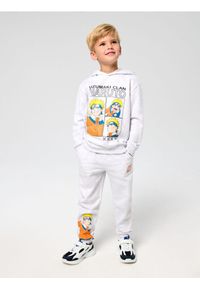 Sinsay - Spodnie dresowe z nadrukiem Naruto - szary. Kolor: szary. Materiał: dresówka. Wzór: nadruk #1