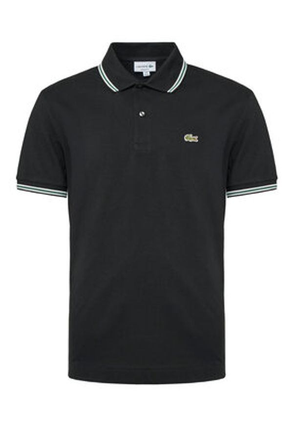 Lacoste Polo PH9875 Czarny Regular Fit. Typ kołnierza: polo. Kolor: czarny. Materiał: bawełna