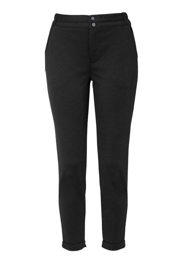 Freequent Spodnie do kostki Nanni Czarny female czarny M (40). Kolor: czarny. Materiał: guma, jersey