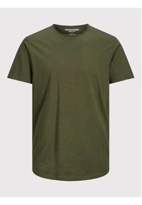 Jack & Jones - Jack&Jones T-Shirt Basher 12182498 Zielony Regular Fit. Kolor: zielony. Materiał: bawełna #4