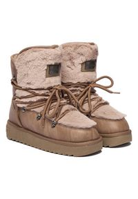 D.Franklin Śniegowce DFSH370022 Brązowy. Kolor: brązowy. Materiał: skóra #2