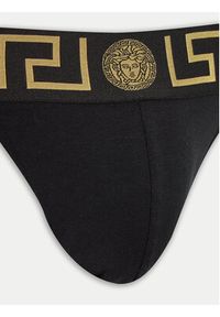 VERSACE - Versace Slipy Jock Strap AUU01017 1A10011 Czarny. Kolor: czarny. Materiał: bawełna