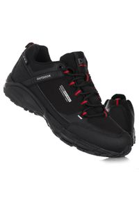Buty męskie turystyczne trekkingowe DK PREDATOR SOFTSHELL. Kolor: czerwony, wielokolorowy, czarny. Materiał: softshell. Sport: turystyka piesza