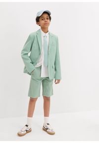 bonprix - Bermudy chino Regular Fit. Kolor: zielony