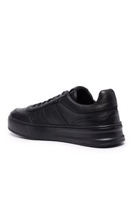 TOD'S - Czarne skórzane sneakersy. Nosek buta: okrągły. Kolor: czarny. Materiał: skóra #7