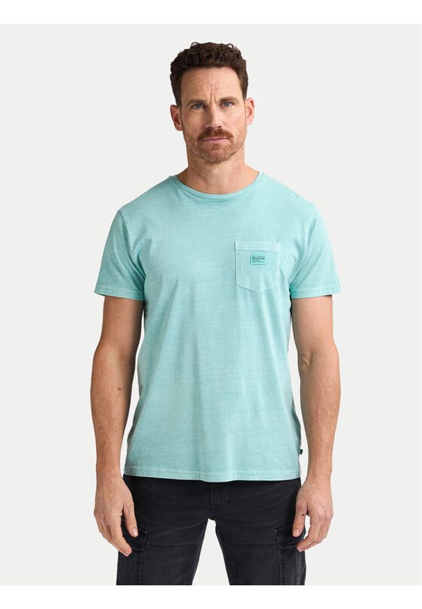 Petrol Industries T-Shirt M-1050-TSR632 Niebieski Regular Fit. Kolor: niebieski. Materiał: bawełna