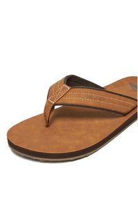 Quiksilver Japonki 808416 Brązowy. Kolor: brązowy. Materiał: materiał #7