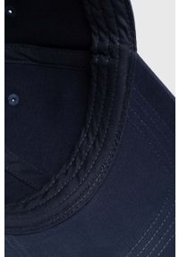 Hollister Co. czapka z daszkiem bawełniana kolor granatowy z aplikacją. Kolor: niebieski. Materiał: bawełna. Wzór: aplikacja #3