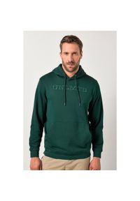 JAY-PI - Męska Trekkingowa bluza z kapturem outdoor kaptur do rozm. 7XL. Typ kołnierza: kaptur. Kolekcja: plus size. Kolor: zielony. Materiał: materiał, poliester, bawełna. Sport: outdoor