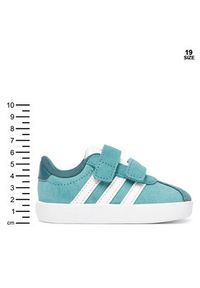 Adidas - adidas Sneakersy VL Court 3.0 Shoes JP7877 Turkusowy. Kolor: turkusowy. Materiał: zamsz, skóra #3