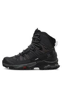 salomon - Salomon Trekkingi Quest 4 Gtx GORE-TEX 412926 27 V0 Czarny. Kolor: czarny. Materiał: skóra, nubuk. Technologia: Gore-Tex. Sport: turystyka piesza