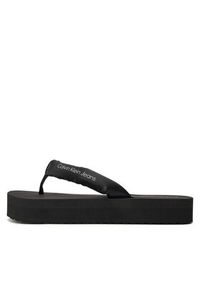 Calvin Klein Jeans Japonki Beach Sandal Flatform Padded Ny YW0YW01400 Czarny. Kolor: czarny. Materiał: materiał #6