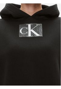 Calvin Klein Jeans Bluza J20J222962 Czarny Regular Fit. Kolor: czarny. Materiał: bawełna, syntetyk