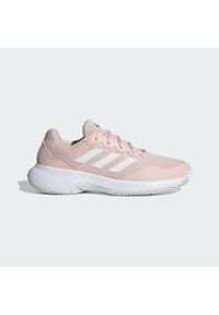 Adidas - Gamecourt 2.0 Tennis Shoes. Kolor: biały, niebieski, wielokolorowy. Materiał: materiał. Sport: tenis