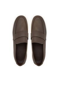 Calvin Klein Sneakersy Moccasin Lth Unlined HM0HM01813 Brązowy. Kolor: brązowy. Materiał: skóra #6