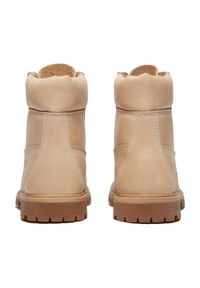 Timberland - Trapery damskie TIMBERLAND Premium 6 Inch Lace Up Waterproof Boot. Kolor: beżowy. Materiał: puch, guma, skóra. Szerokość cholewki: normalna. Sezon: lato. Styl: klasyczny #2