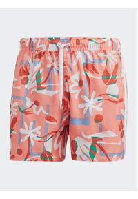 Adidas - adidas Szorty kąpielowe Seasonal Floral CLX Very Short Length Swim Shorts HT2122 Pomarańczowy Regular Fit. Kolor: pomarańczowy #5