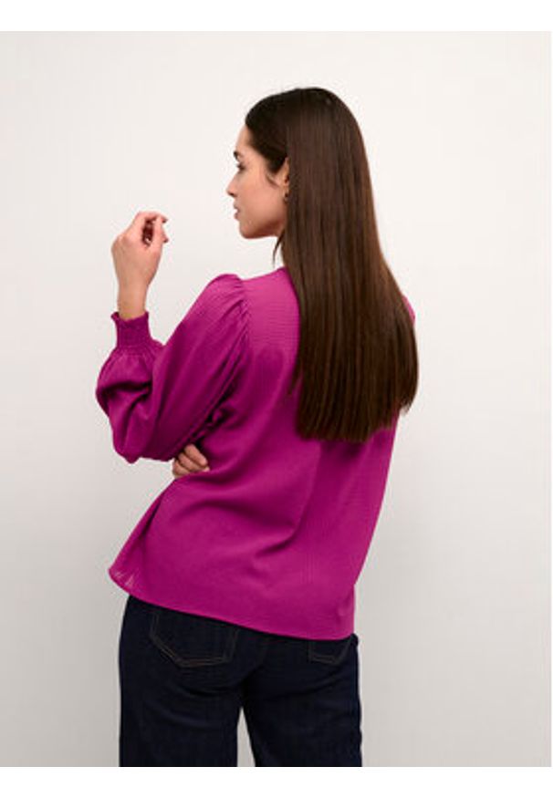 Kaffe Bluzka Kadorte 10507840 Różowy Regular Fit. Kolor: różowy. Materiał: syntetyk
