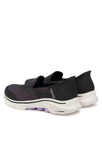 skechers - Skechers Półbuty 125211/BKMT Czarny. Kolor: czarny. Materiał: materiał #5