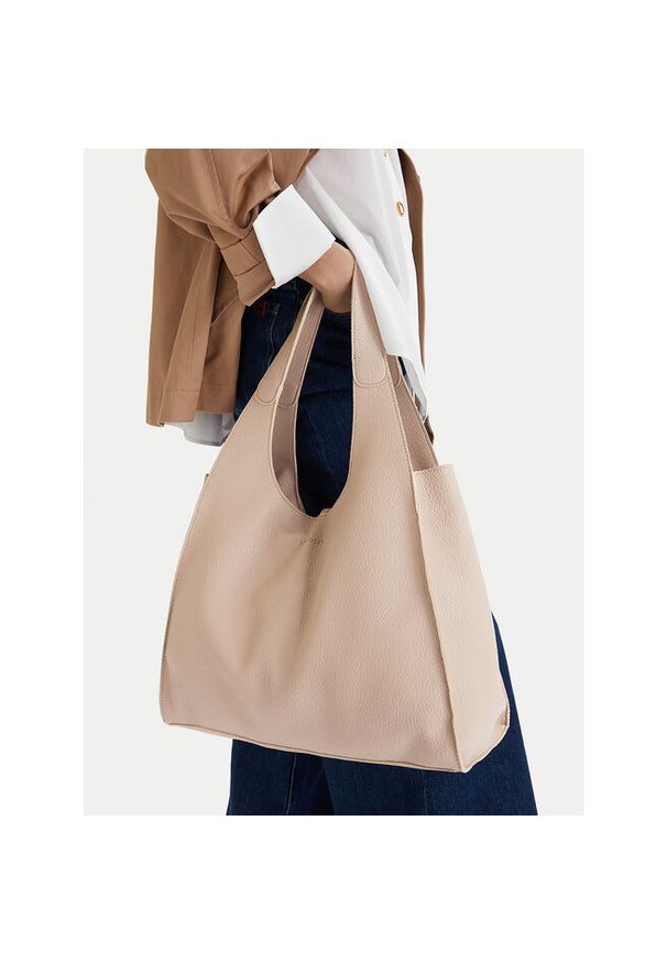 Torebka Lasocki. Kolor: beżowy