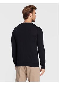 Hugo Sweter San Cedric-M1 50476832 Granatowy Slim Fit. Kolor: niebieski. Materiał: wełna #5