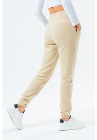 Hype - Spodnie. Kolor: beżowy. Materiał: dzianina. Wzór: gładki #2