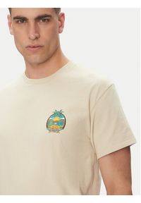 Etnies T-Shirt Camp Vibes 4130003782 Beżowy Regular Fit. Kolor: beżowy. Materiał: bawełna #5