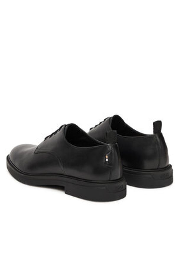 BOSS Półbuty Calev 50548036 Czarny. Kolor: czarny. Materiał: skóra