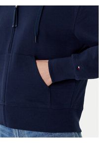 TOMMY HILFIGER - Tommy Hilfiger Bluza Script WW0WW45742 Granatowy Regular Fit. Kolor: niebieski. Materiał: bawełna
