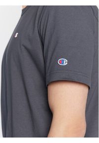 Champion T-Shirt Basic C Logo 216545 Niebieski Custom Fit. Kolor: niebieski. Materiał: bawełna #5