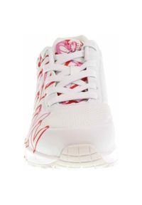 skechers - Buty do chodzenia damskie Skechers Uno Spread The Love. Zapięcie: sznurówki. Kolor: biały, wielokolorowy, różowy. Materiał: materiał, syntetyk, tkanina. Szerokość cholewki: normalna. Sport: turystyka piesza