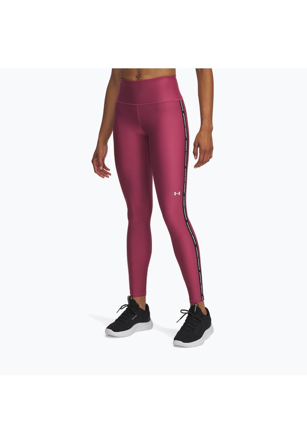 Legginsy Under Armour Tech Wordmark Tape. Kolor: różowy. Sport: bieganie