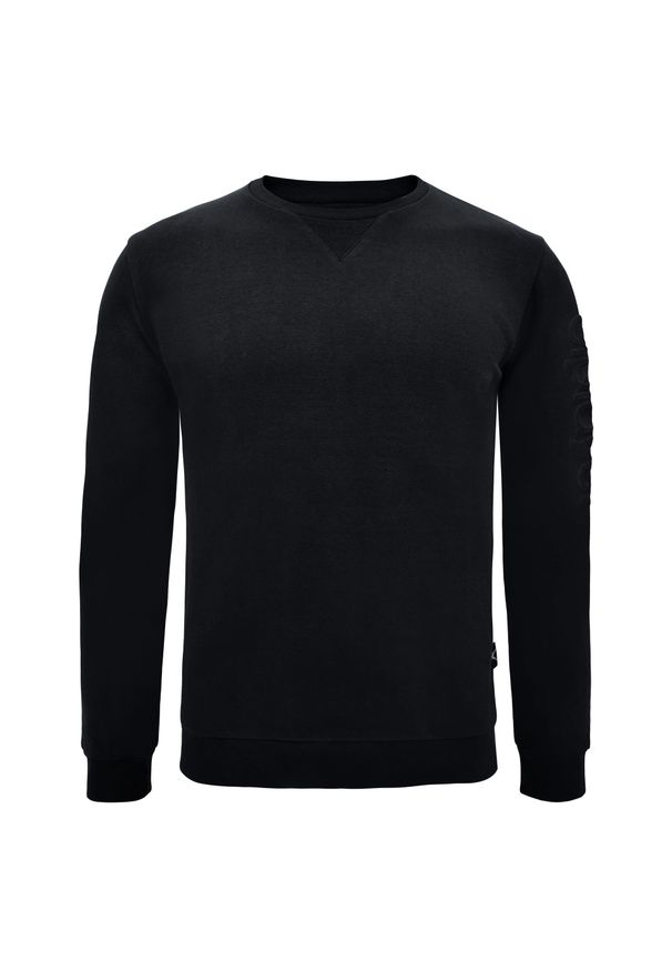 ELPLAYER - Bluza z bawełny Guros Play. Typ kołnierza: bez kaptura. Kolor: czarny. Materiał: bawełna. Sport: fitness