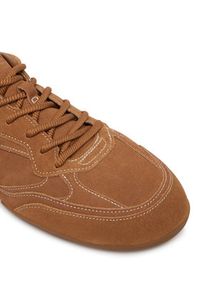 Hugo - HUGO Sneakersy Keeston 50563547 Brązowy. Kolor: brązowy. Materiał: skóra, zamsz #4