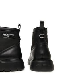 Karl Lagerfeld - KARL LAGERFELD Trapery KL13035 Czarny. Kolor: czarny. Materiał: skóra #3