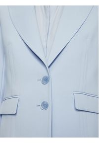 Patrizia Pepe Marynarka 8S0517/A545-CA38 Błękitny Regular Fit. Kolor: niebieski. Materiał: syntetyk #5