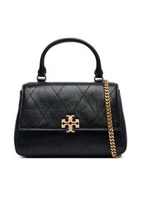Tory Burch Torebka Charlie Quilted Mini Top Handle Chain Wallet 186032 Czarny. Kolor: czarny. Materiał: skórzane #3
