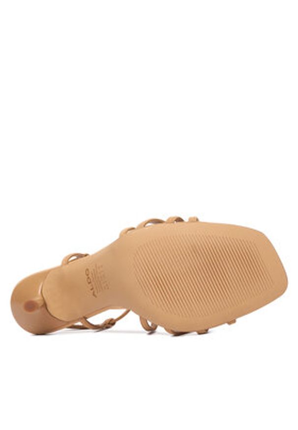 Aldo Sandały Talyia 14298565 Beżowy. Kolor: beżowy. Materiał: skóra