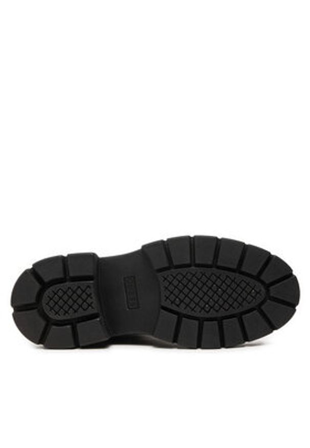 Guess Sztyblety Shuze FLTSHU ELE10 Czarny. Kolor: czarny. Materiał: skóra